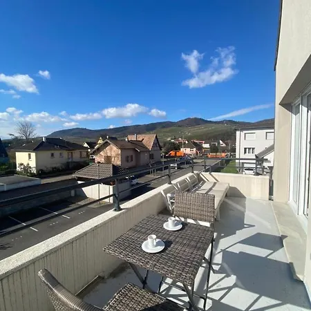 A2 Pas De Colmar Terrasse,parking 公寓